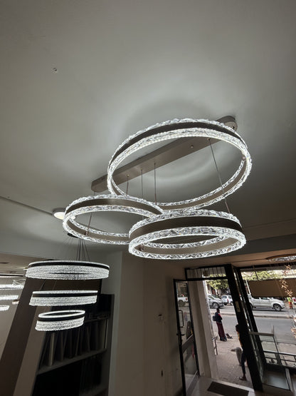 Lustre Trio de Cristal