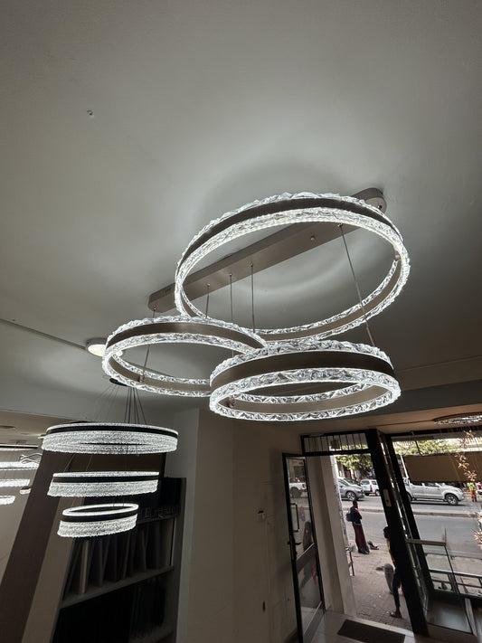 Lustre Trio de Cristal